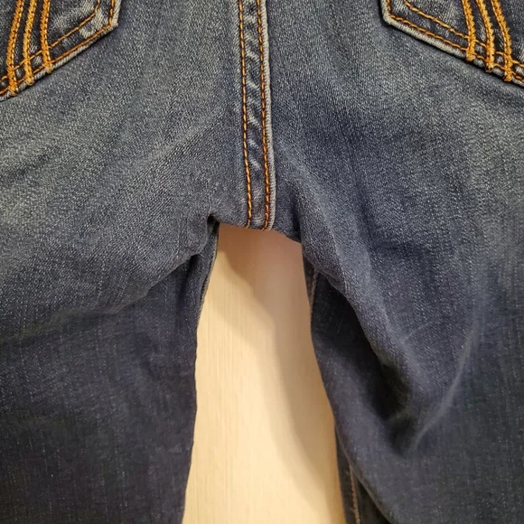 Hollister Super Skinny Jeans 5S 27x29 Dark Blue Denim Womens 5 Pocket Style - Picture 5 of 8